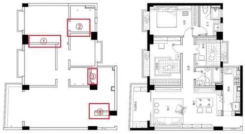 104平米现代三居室设计